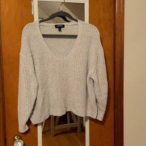 Petite Oversized V-Neck